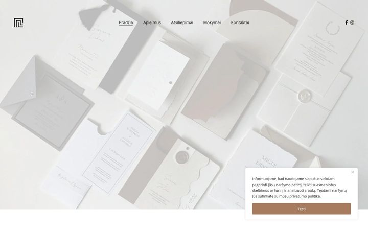 Screenshot of kvietimumokymai.lt
