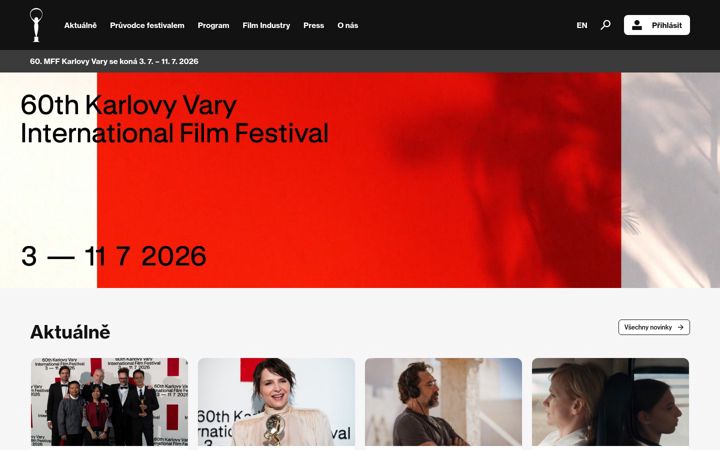 Screenshot of kviff.com
