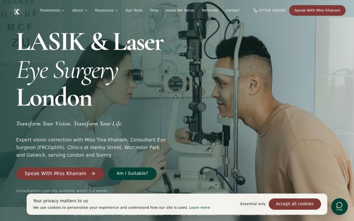 Screenshot of kvisionc.co.uk