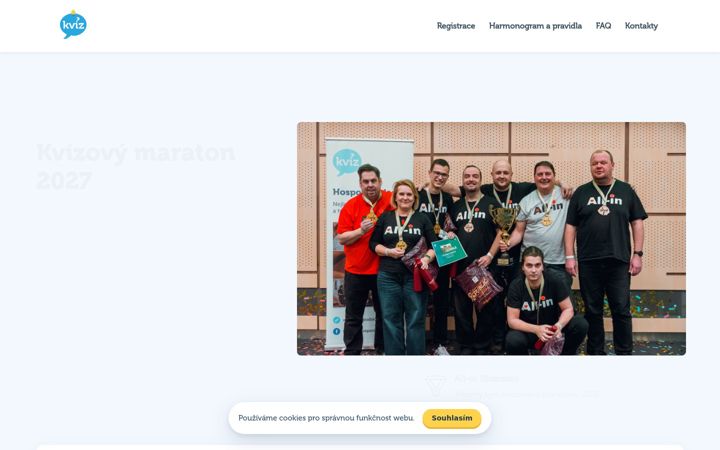 Screenshot of kvizovymaraton.cz