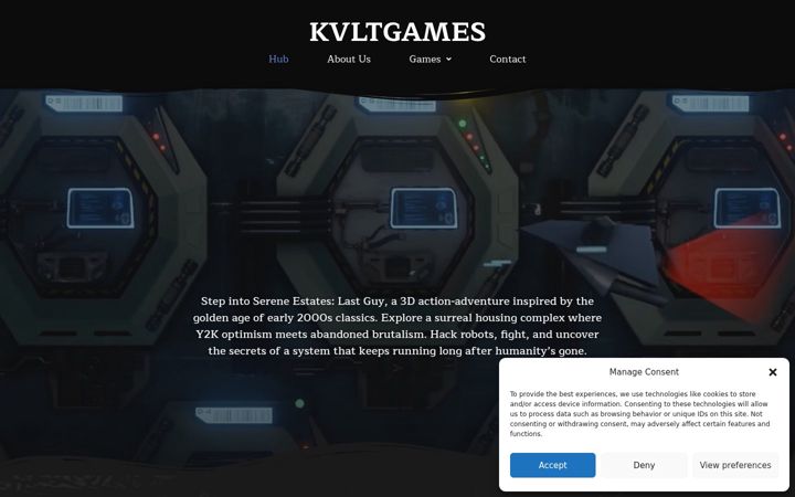 Screenshot of kvltgames.com