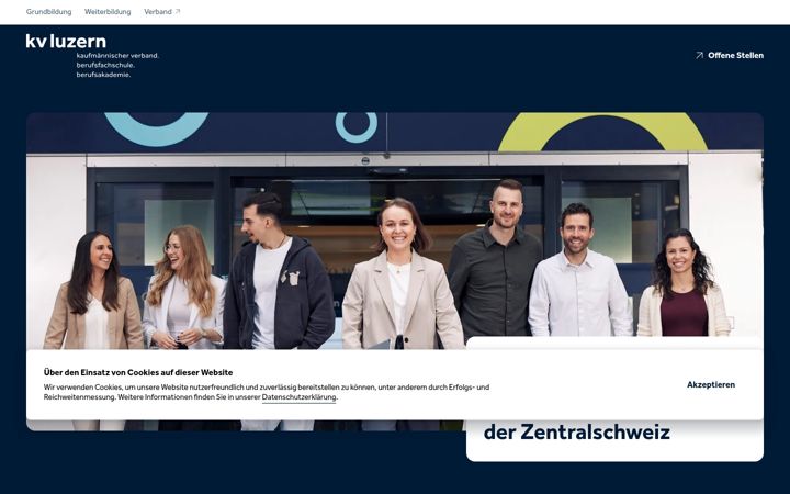 Screenshot of kvlu.ch