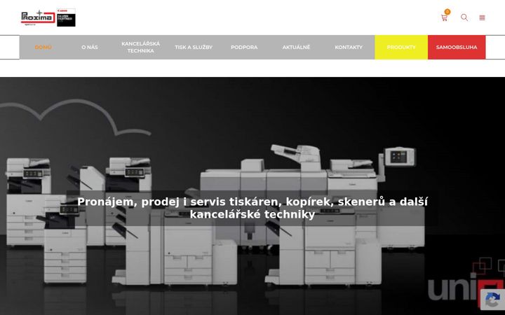 Screenshot of kvproxima.cz