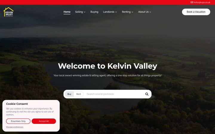 Screenshot of kvps.co.uk