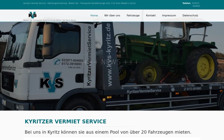 Screenshot of kvs-kyritz.de