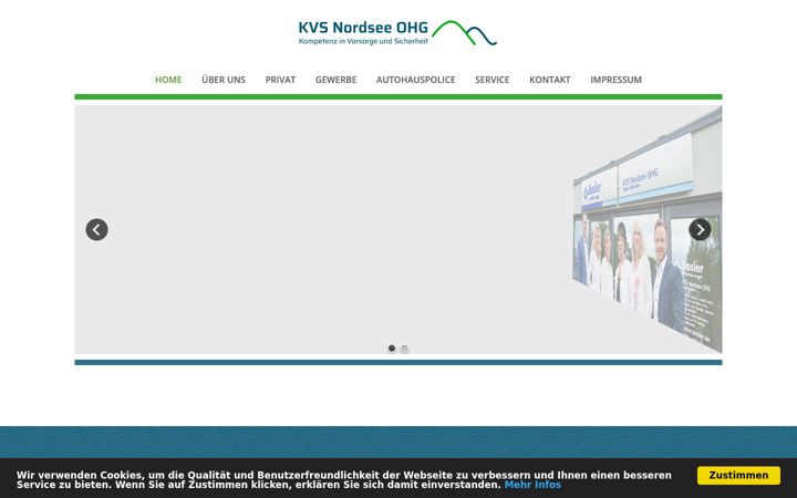 Screenshot of kvs-nordsee.de