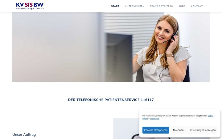 Screenshot of kvsisbw.de