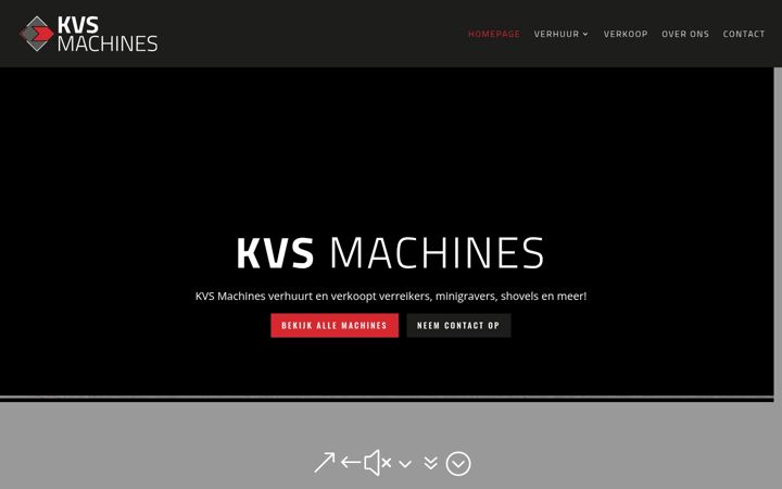 Screenshot of kvsmachines.nl