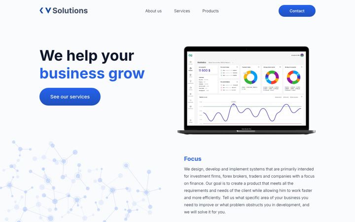 Screenshot of kvsolutions.sk