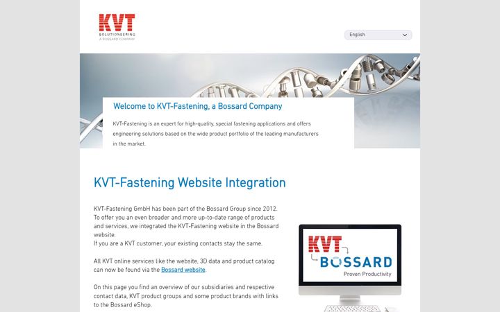 Screenshot of kvt-fastening.com