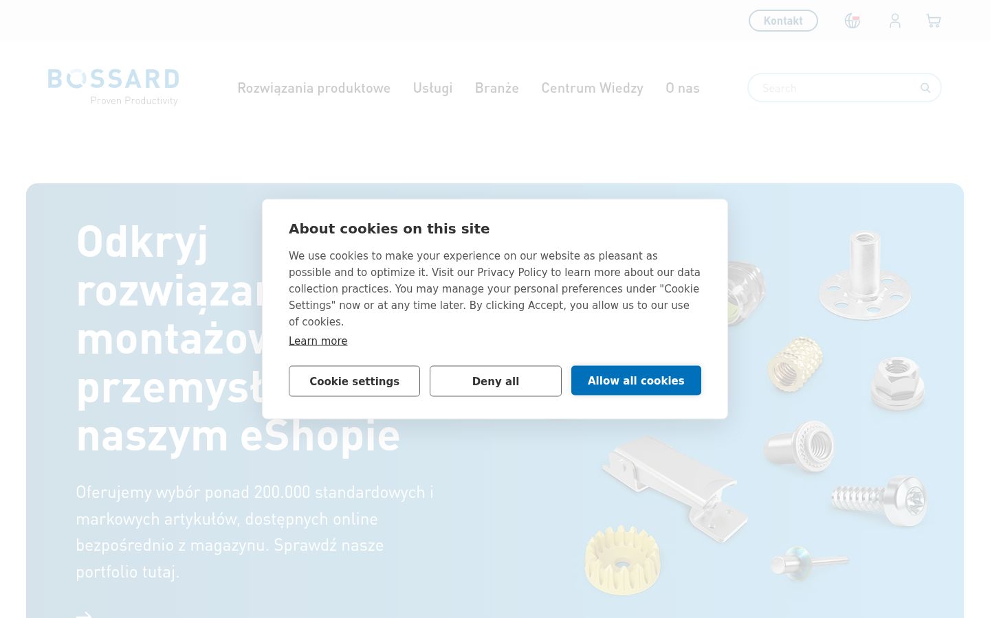 Screenshot του banner συγκατάθεσης που εμφανίστηκε πριν από οποιαδήποτε αλληλεπίδραση