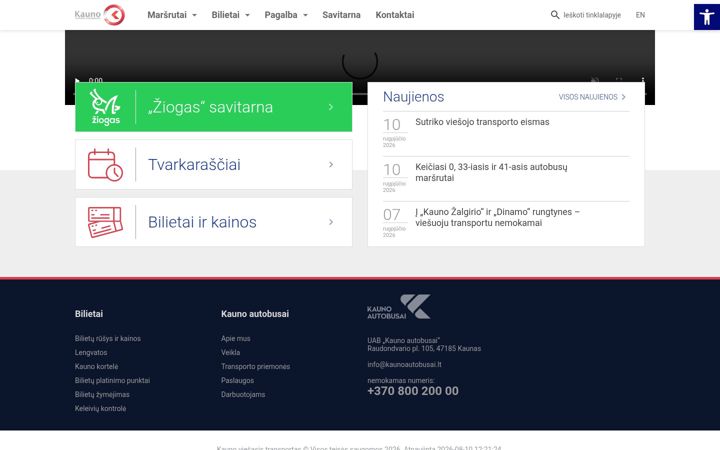 Screenshot of kvt.lt