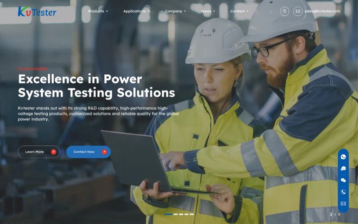 Screenshot of kvtester.com