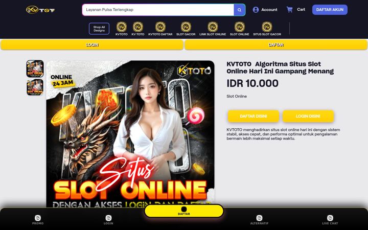 Screenshot of kvtoto.uk.com