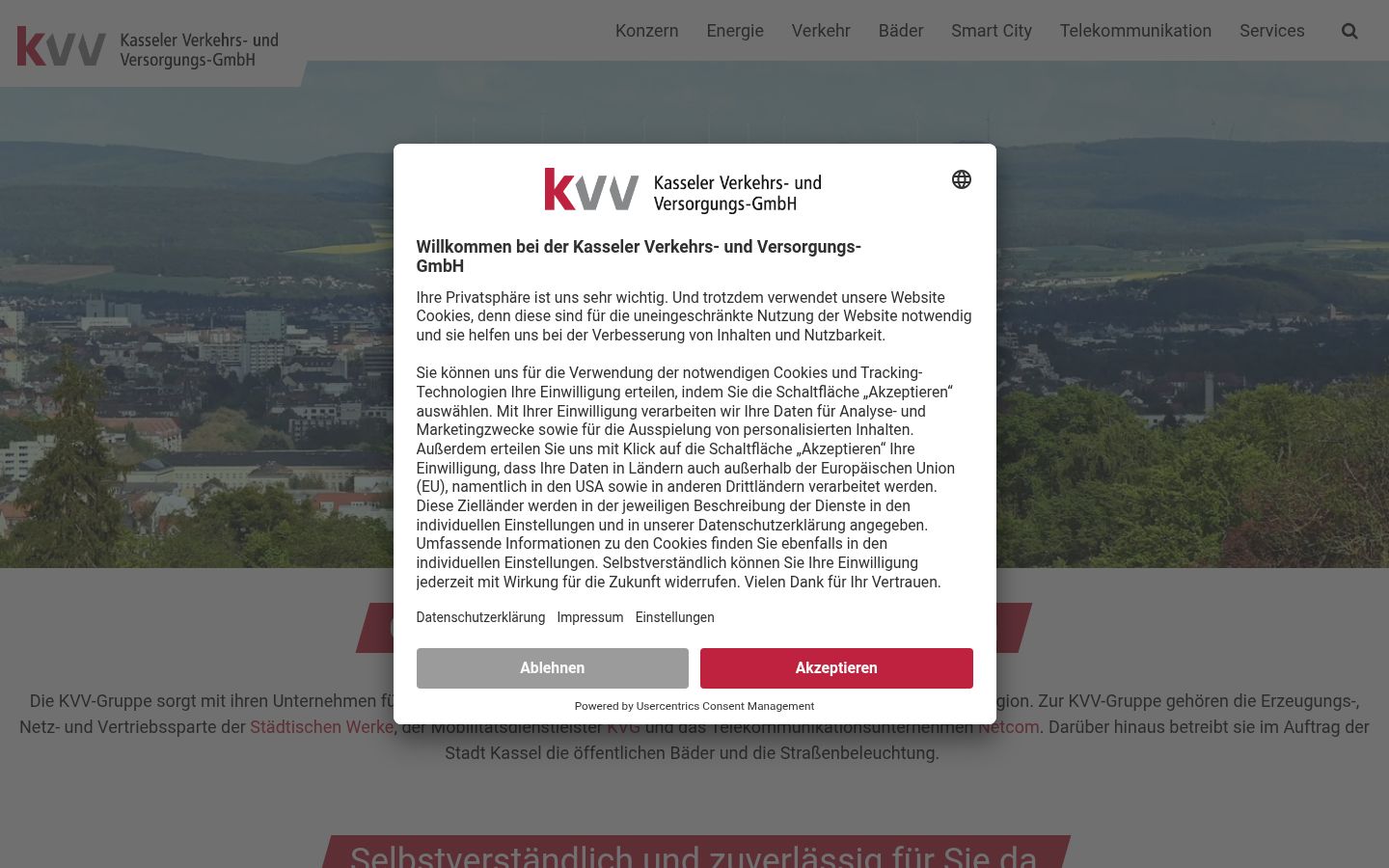 Sutikimo reklamjuostės, rodytos prieš bet kokią sąveiką, ekrano kopija