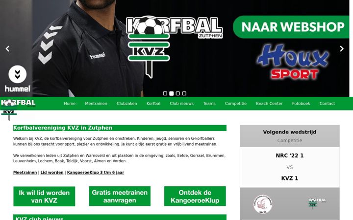 Screenshot of kvz2000.nl