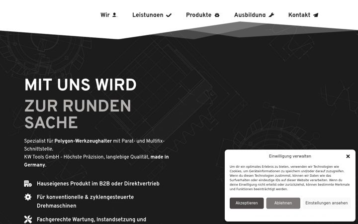 Screenshot of kw-tools.de