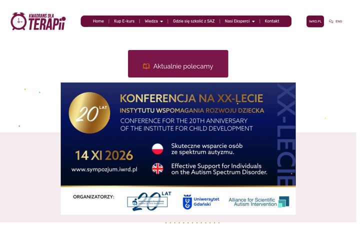 Screenshot of kwadransdlaterapii.pl
