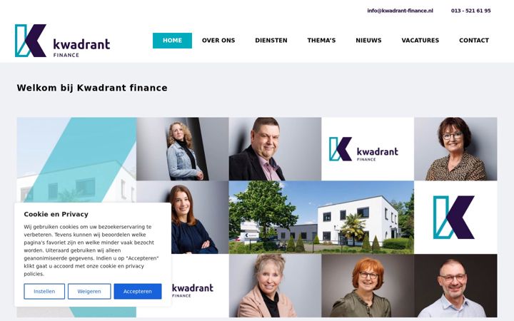 Screenshot of kwadrant-accountants.nl