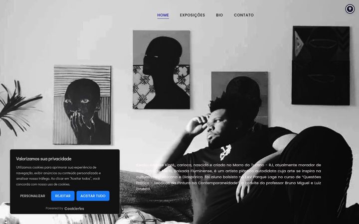 Screenshot of kwakuananse.com.br