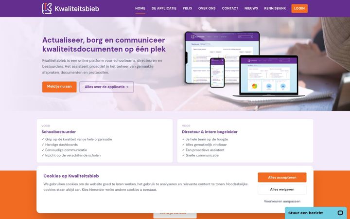 Screenshot of kwaliteitsbieb.nl