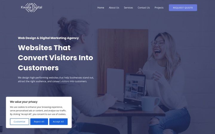 Screenshot of kwalladigital.com