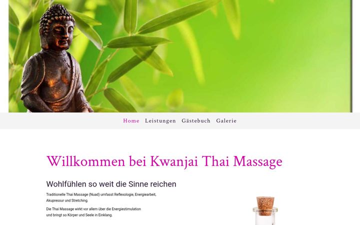 Screenshot of kwanjai-thaimassage.de