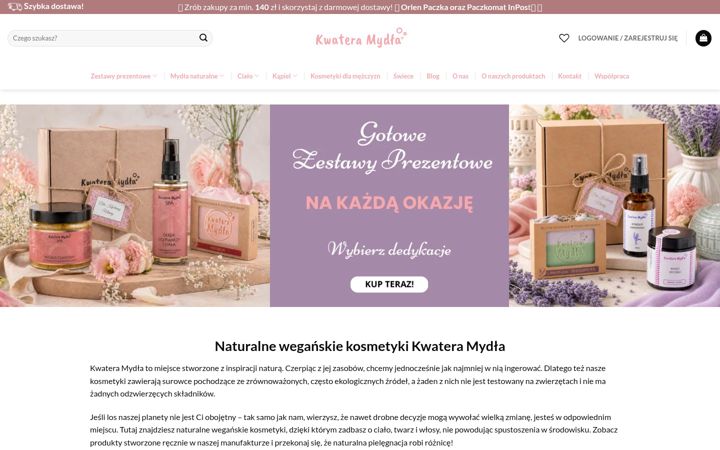 Screenshot of kwateramydla.pl