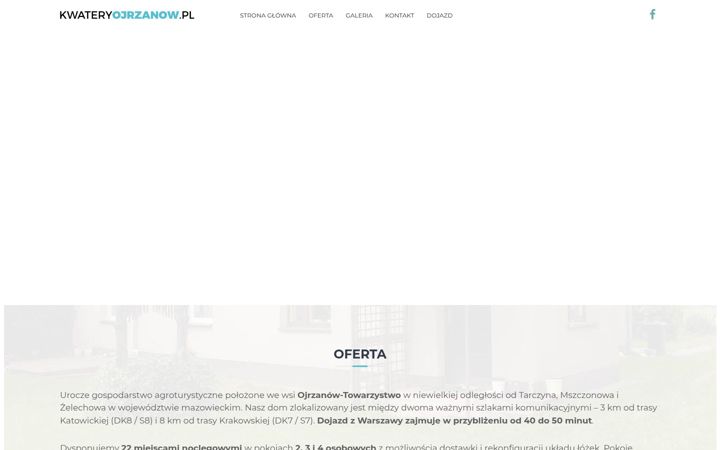 Screenshot of kwateryojrzanow.pl