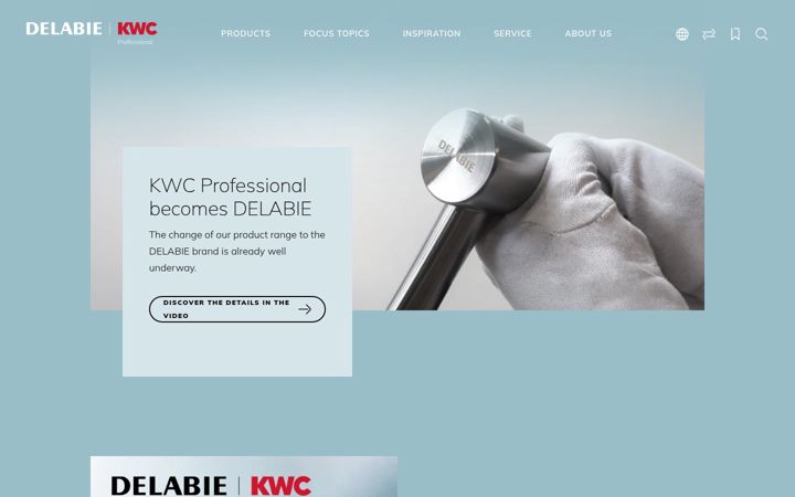 Screenshot of kwc-professional.com