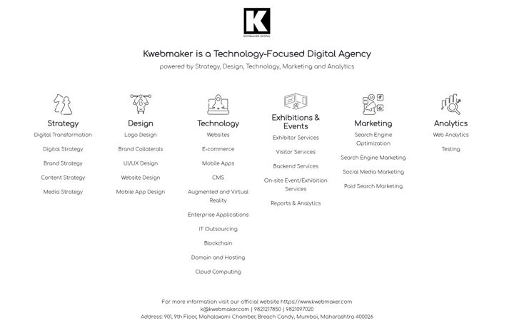 Screenshot of kwebmakerdigital.com