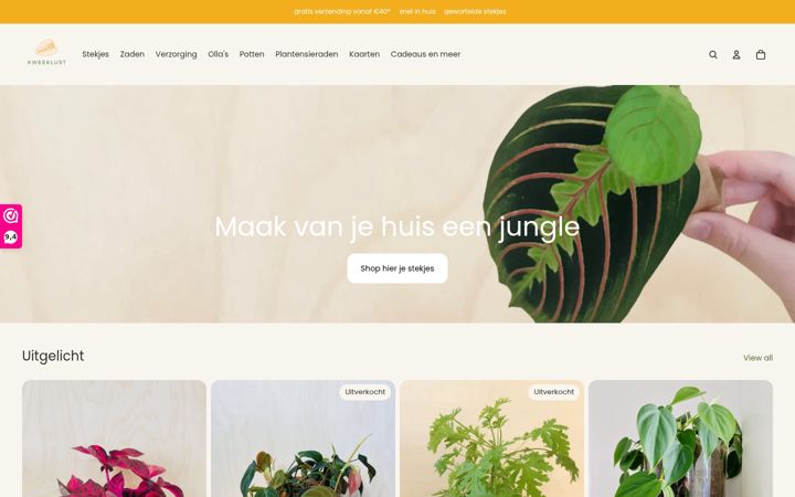 Screenshot of kweeklust.com