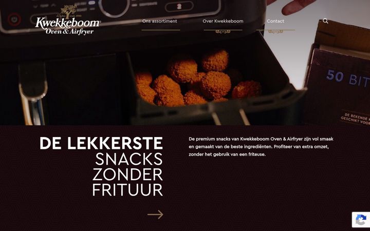 Screenshot of kwekkeboom-foodservice.nl