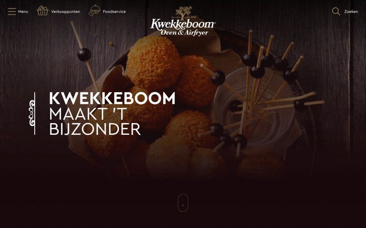 Screenshot of kwekkeboom.nl