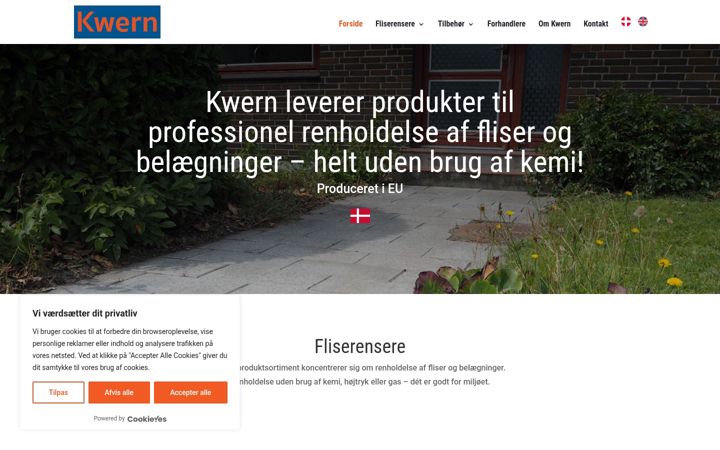 Screenshot of kwern.dk