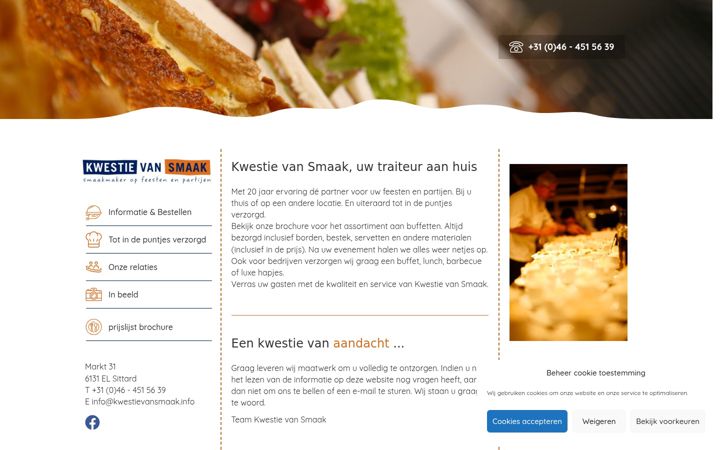 Screenshot ta' kwestievansmaak.info