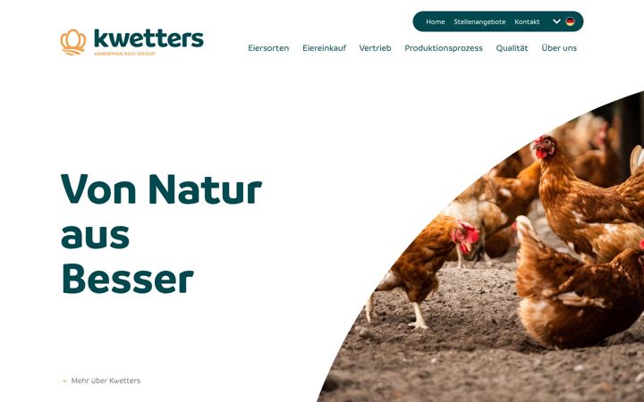 Screenshot of kwetterseierhof.de