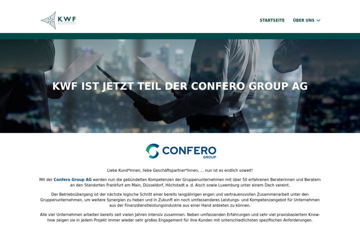 Screenshot of kwf-consultants.de