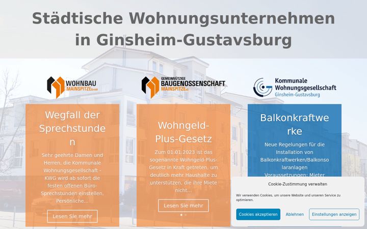 Screenshot of kwg-gigu.de