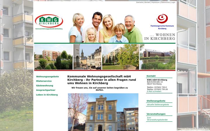 Screenshot of kwg-kirchberg.de