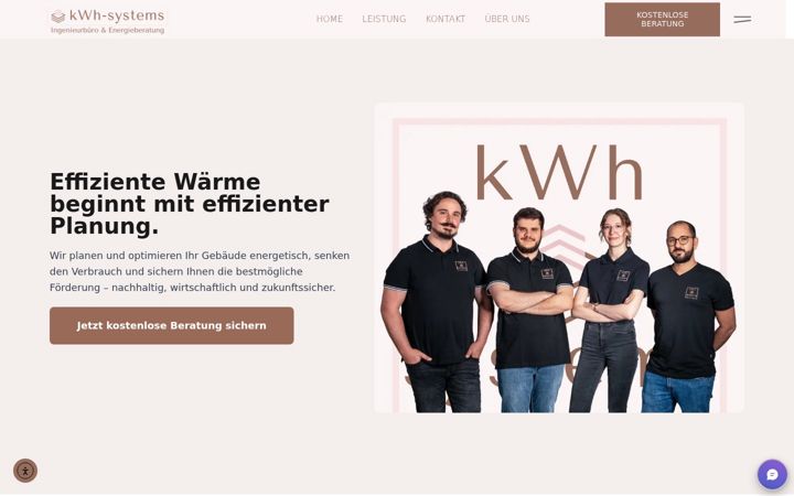 Screenshot of kwh-systems.de