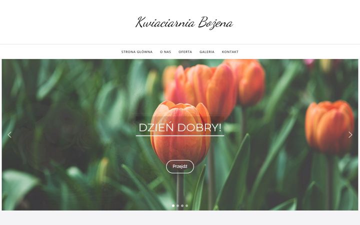 Screenshot of kwiaciarnia-bozena.pl