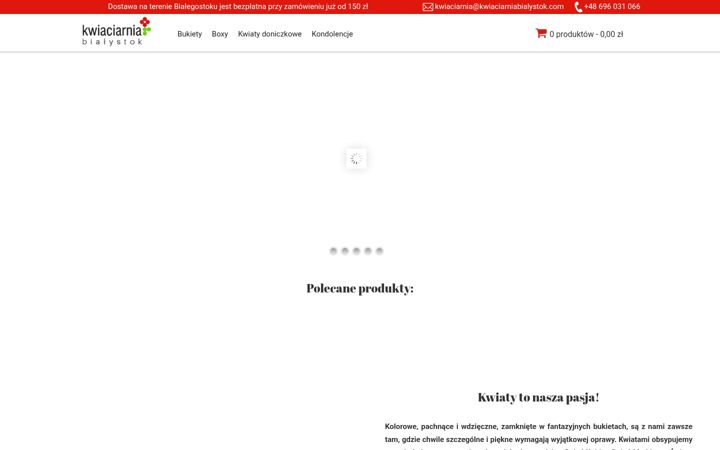 Screenshot di kwiaciarniabialystok.com