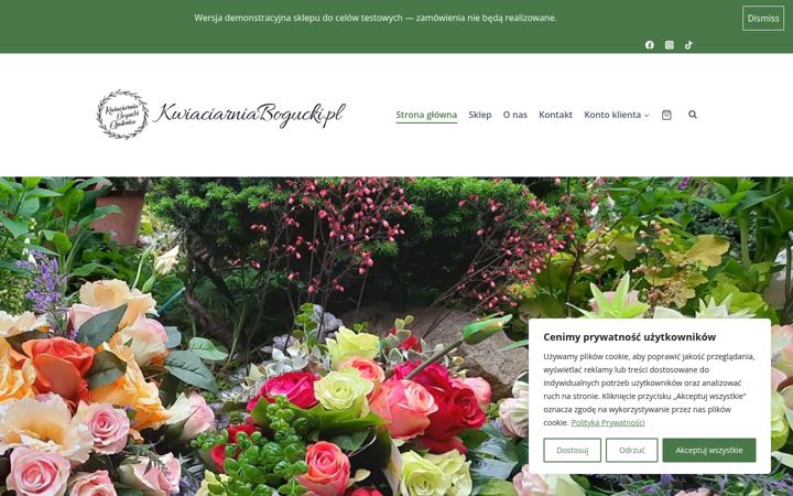 Screenshot of kwiaciarniabogucki.pl