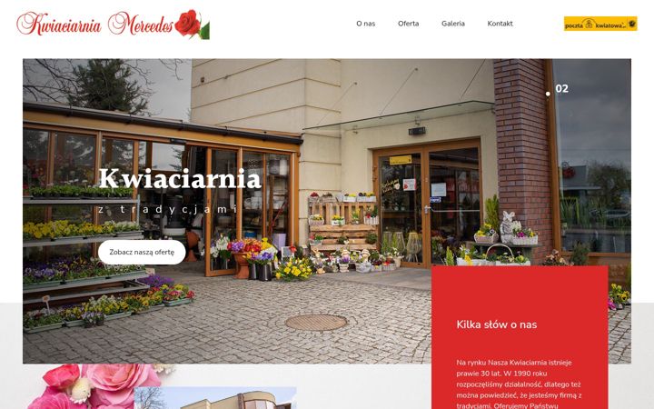 Screenshot of kwiaciarniamercedes.pl