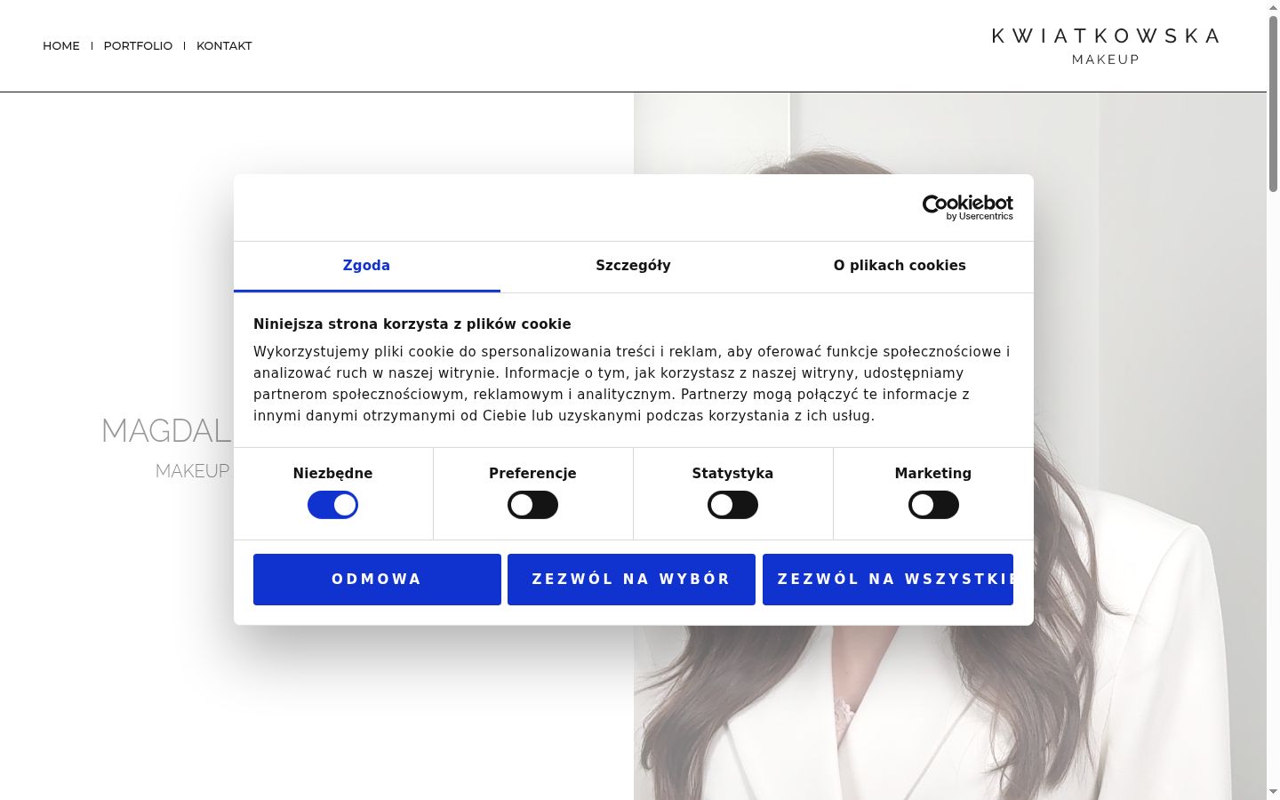 Sutikimo reklamjuostės, rodytos prieš bet kokią sąveiką, ekrano kopija