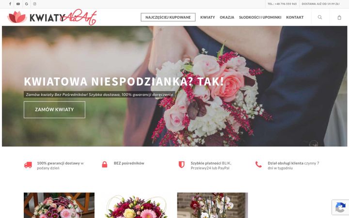 Screenshot of kwiatyaliart.pl