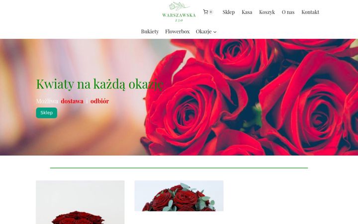 Screenshot of kwiatynatelefon.com