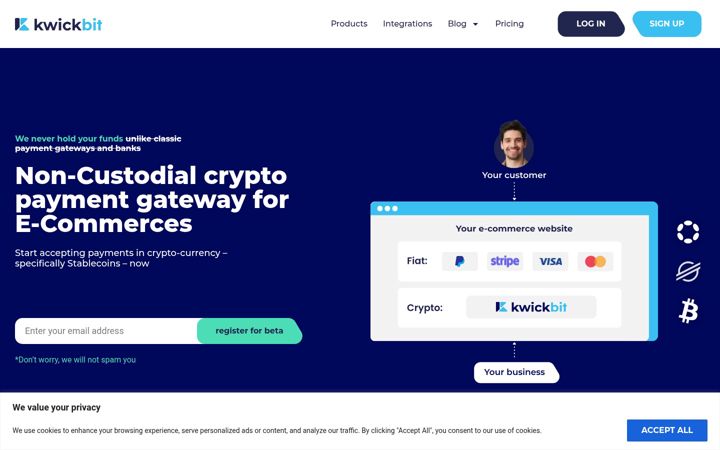 Screenshot di kwickbit.com