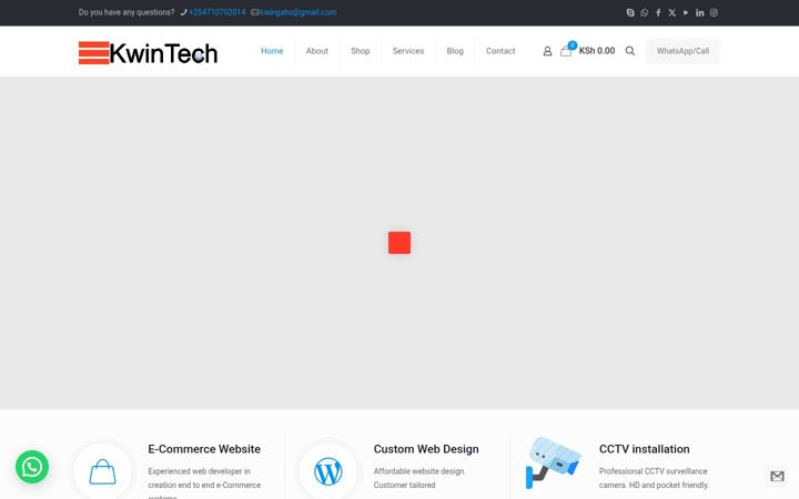 Screenshot of kwintech.co.ke
